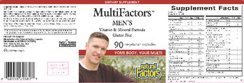 Natural Factors MultiFactors Men's - supplement