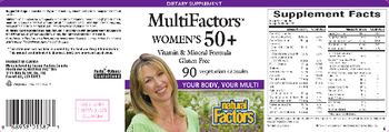Natural Factors MultiFactors Women's 50+ - supplement