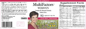 Natural Factors MultiFactors Women's - supplement