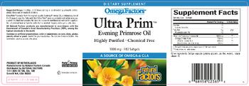 Natural Factors OmegaFactors Ultra Prim Evening Primrose Oil - supplement