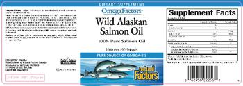 Natural Factors OmegaFactors Wild Alaskan Salmon Oil - supplement