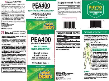 Natural Factors PEA400 - supplement