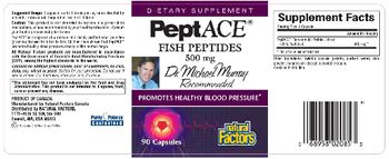 Natural Factors Peptace Fish Peptides 500 mg - supplement