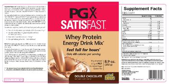 Natural Factors PGX Satisfast Double Chocolate - supplement