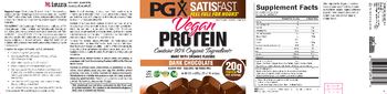 Natural Factors PGX Satisfast Vegan Protein Dark Chocolate - supplement