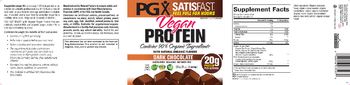 Natural Factors PGX Vegan Protein Dark Chocolate - supplement