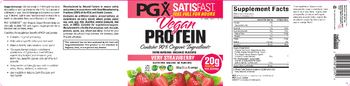 Natural Factors PGX Vegan Protein Very Strawberry - supplement