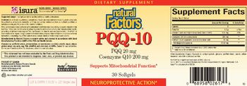 Natural Factors PQQ-10 - supplement