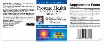 Natural Factors Prostate Health Complete Herbal Formula - supplement