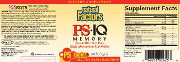 Natural Factors PS Factor PS-IQ Memory - supplement