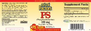 Natural Factors PS (Phosphatidylserine) 100 mg - supplement