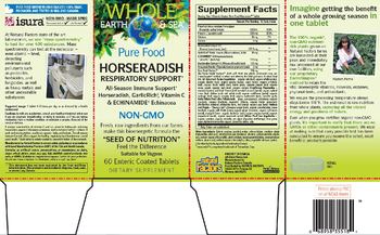 Natural Factors Pure Food Horseradish Respiratory Support - supplement