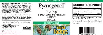 Natural Factors Pycnogenol 25 mg - supplement