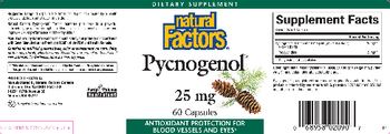 Natural Factors Pycnogenol 25 mg - supplement