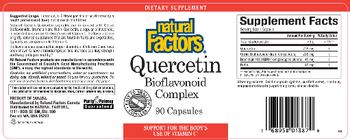 Natural Factors Quercetin Bioflavonoid Complex - supplement