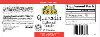 Natural Factors Quercetin Bioflavonoid Complex - supplement