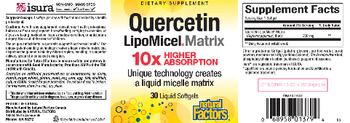 Natural Factors Quercetin LipoMicel Matrix - supplement