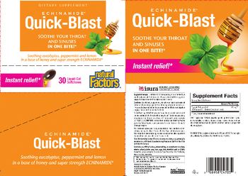 Natural Factors Quick-Blast - supplement