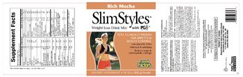 Natural Factors Rich Mocha SlimStyles Weight Loss Drink Mix With PGX - supplement