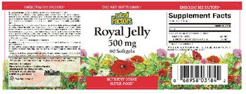 Natural Factors Royal Jelly 500 mg - supplement