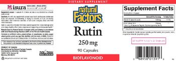Natural Factors Rutin 250 mg - supplement