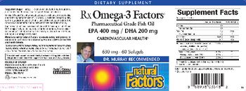 Natural Factors Rx Omega-3 Factors - supplement