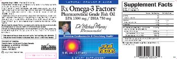 Natural Factors Rx Omega-3 Factors Natural Orange Flavor - supplement