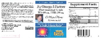 Natural Factors Rx Omega-3 Factors Pharmaceutical Grade EPA 400 mg / DHA 200 mg - supplement