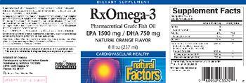 Natural Factors Rx Omega-3 Natural Orange Flavor - supplement