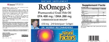 Natural Factors RxOmega-3 - supplement