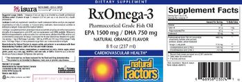 Natural Factors RxOmega-3 Natural Orange Flavor - supplement