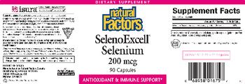 Natural Factors SelenoExcell Selenium 200 mcg - supplement