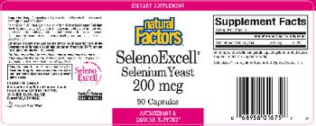 Natural Factors SelenoExcell - supplement