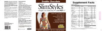 Natural Factors SlimStyles Double Chocolate - supplement