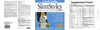 Natural Factors SlimStyles French Vanilla - supplement