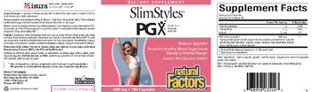 Natural Factors SlimStyles PGX 500 mg - supplement