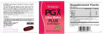 Natural Factors SlimStyles PGX Ultra Matrix Plus Soothe Digest - supplement