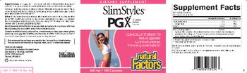 Natural Factors SlimStyles PGX - supplement