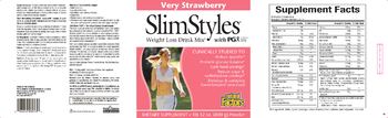 Natural Factors SlimStyles Very Strawberry - supplement
