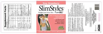 Natural Factors SlimStyles Weight Loss Drink Mix Very Strawberry - supplement