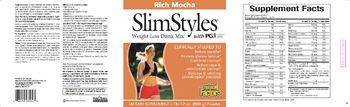 Natural Factors SlimStyles With PGX Rich Mocha - supplement