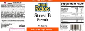 Natural Factors Stress B Formula - supplement