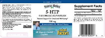 Natural Factors Stress-Relax 5-HTP 5-Hydroxytryptophan 100 mg - supplement