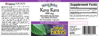 Natural Factors Stress-Relax Kava Kava 400 mg - supplement