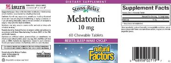 Natural Factors Stress-Relax Melatonin 10 mg - supplement