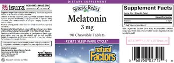 Natural Factors Stress-Relax Melatonin 3 mg - supplement