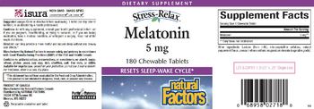 Natural Factors Stress-Relax Melatonin 5 mg - supplement