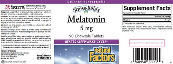 Natural Factors Stress-Relax Melatonin 5 mg - supplement