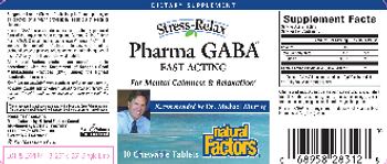 Natural Factors Stress-Relax Pharma GABA - supplement
