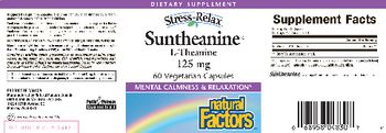 Natural Factors Stress-Relax Suntheanine - supplement
